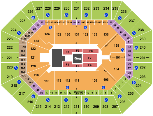 Target Center WWE Seating Chart